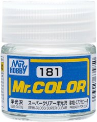Лак прозорий Mr.Color (10 ml) (напівглянцевий) C181 Mr.Hobby C181