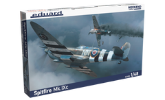 Assembled model 1/48 plane Spitfire Mk.IXc Weekend edition Eduard 84183