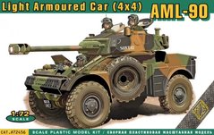 Збірна модель 1/72 французький бронеавтомобіль AML-90 4x4 ACE 72456