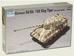 Збірна модель 1/72 танк German Sd.Kfz.182 King Tiger (Porsche Turret) Trumpeter 07202