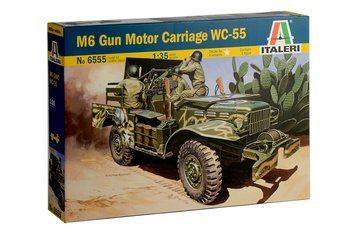 Assembly model 1:35 M6 Gun Motor Carriage WC-55 Italeri 6555