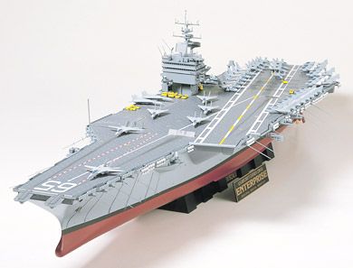 Сборная модель 1/350 корабль USS Enterprise CVN-65 Tamiya 78007