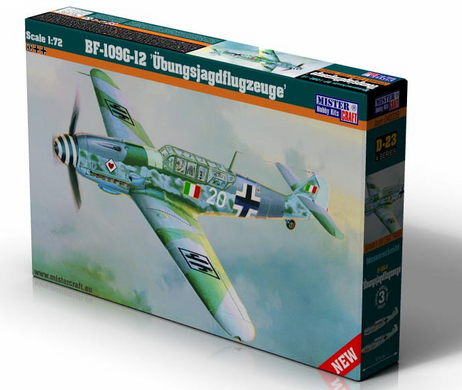 Сборная модель 1/72 самолет BF-109 G-12 Übungsjagdflugzeuge MisterCraft D-24