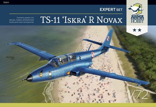 Збірна модель 1/72 TS-11 Iskra R Novax Expert set Arma Hobby 70011