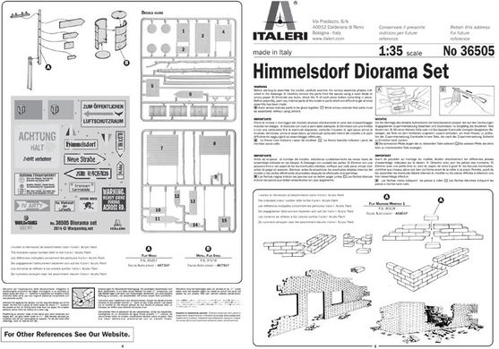 Диорама World of Tanks - Himmelsdorf Diorama Italeri 36505
