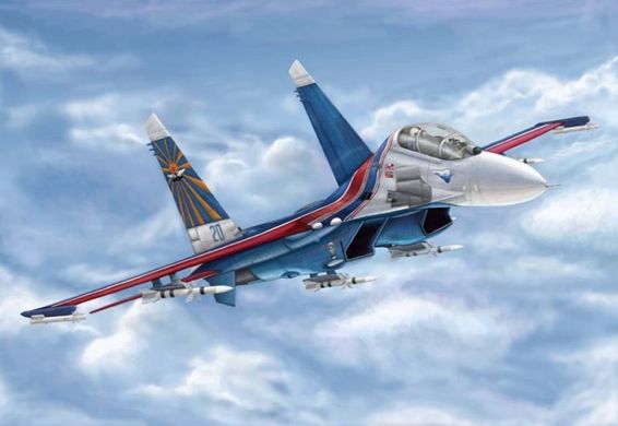 Збірна модель 1/144 літак Su-27UB Flanker C Trumpeter 03916