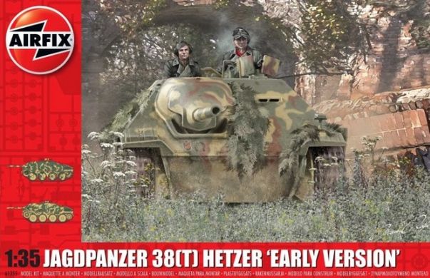 Збірна модель Jagdpanzer 38(t) Hetzer Early Version Airfix 01355