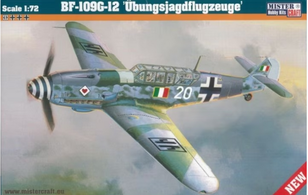 Сборная модель 1/72 самолет BF-109 G-12 Übungsjagdflugzeuge MisterCraft D-24