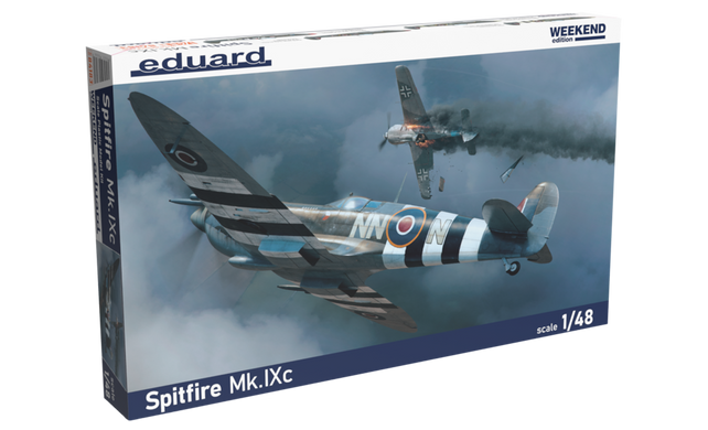 Сборная модель 1/48 самолет Spitfire Mk.IXc Weekend edition Eduard 84183