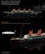 Prefab model 1/700 liner "Titanic" R.M.S. TITANIC + LED SET Academy 14220
