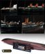 Prefab model 1/700 liner "Titanic" R.M.S. TITANIC + LED SET Academy 14220