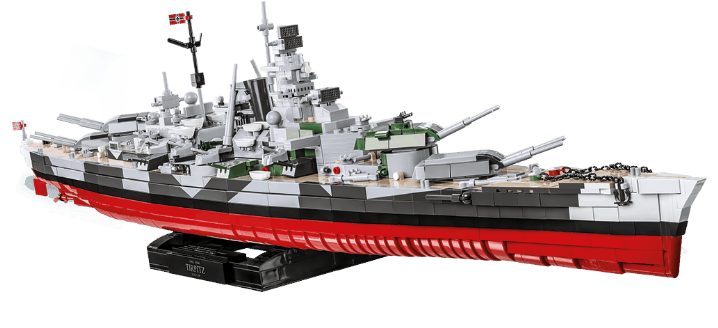 Учебный конструктор корабль 1/300 Battleship TIRPITZ COBI 4838