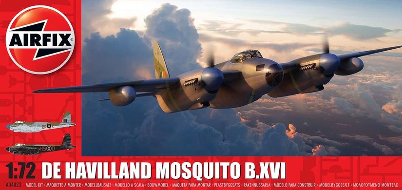 Збірна модель 1/72 літак De Havilland Mosquito B.XVI Airfix A04023