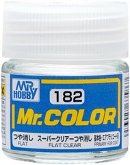 Лак прозорий Mr.Color (10 ml) (матовий) C182 Mr.Hobby C182