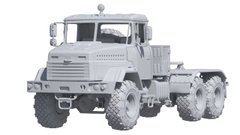 Сборная модель 1/72 из смолы 3D печать украинский тяжелый тягач КрАЗ-6446 BOX24 72-005