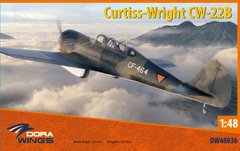 Збірна модель 1/48 літак Curtiss-Wright CW-22B DW 48036