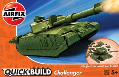 Prefab model designer tank Challenger Tank Green Quickbuild Airfix J6022
