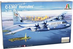 Сборная модель 1/72 винтовой самолет Lockheed C-130J HERCULES Italeri 1255