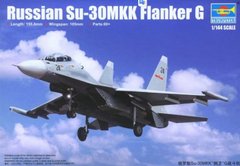 Збірна модель 1/144 Su-30MKK Flanker Flanker G Trumpeter 03917