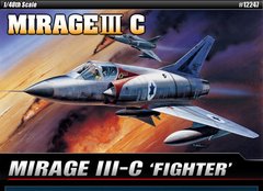 Збірна модель 1/48 літак Mirage III-C Academy 12247