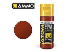Acrylic farb ATOM Dark Rust Ammo Mig 20047