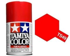 Аэрозольная краска TS49 Ярко-красный глянцевый (Bright Red) Tamiya 85049