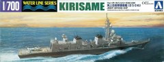 Сборная модель 1/700 корабль Water Line Series No. #005 JMSDF Defense Ship Kirisame Aoshima 04597
