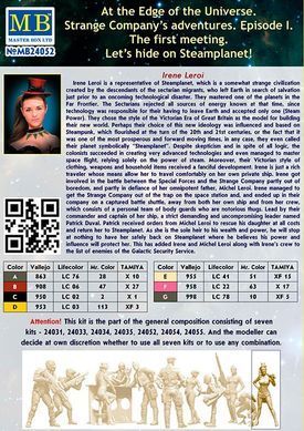 Figure 1:24 "At the Edge of the Universe. The Adventures of a Strange Company. Episode I. Acquaintance" Irene Leroi MASTER BOX 24052