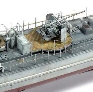 Assembly model 1:72 ship Schnellboot S-38 (1942) Fore Art 1001