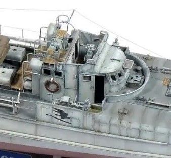 Assembly model 1:72 ship Schnellboot S-38 (1942) Fore Art 1001