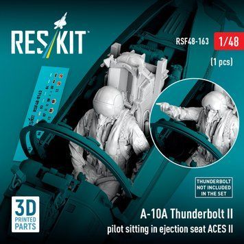 Фігури 1:48 пілот A-10A Thunderbolt II сидить у катапультному кріслі ACES II (1 шт.) Reskit RSF48-0163