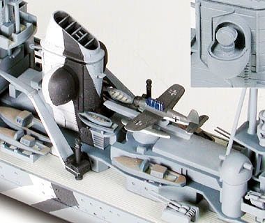 Збірна модель 1:700 Німецький важкий крейсер Prinz Eugen Серія Waterline Tamiya 31805