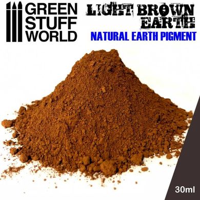 Натуральные землистые пигменты для моделистов Pigment LIGHT BROWN EARTH 30 мл GSW 1768