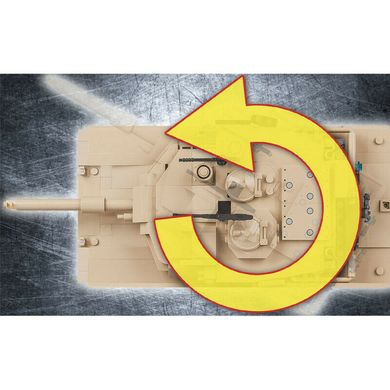 Навчальний конструктор Танк M1 Абрамс 815 деталей COBI 2619