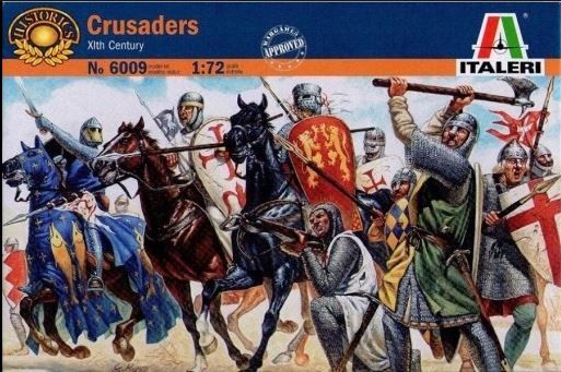 Набор пластиковых фигур 1/72 Crusaders (XIth Century) Italeri 6009