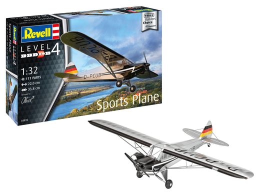Збірна модель літака 1:32 Sports Plane "Builder's Choice" Revell 03835