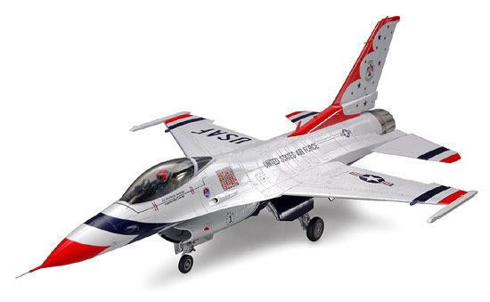 Збірна модель 1/48 Реактивний літак F-16 C (Блок 32/52) "Тандербёрдс" Thunderbirds Tamiya 61102