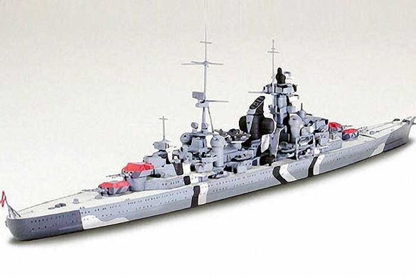 Збірна модель 1:700 Німецький важкий крейсер Prinz Eugen Серія Waterline Tamiya 31805