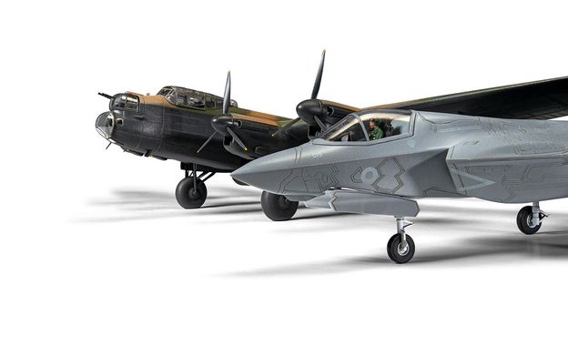 Сборная модель 1/72 самолеты Lockheed F-35B Lightning II & Avro Lancaster B Mk.III набор Airfix A50191