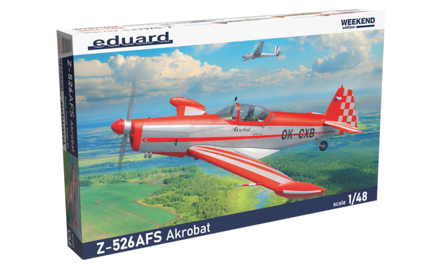 Сборная модель 1/48 самолет Z-526AFS Akrobat Weekend edition Eduard 84185
