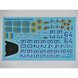 Decal 1/72 Su-25UB Ukrainian Air Force with technical inscriptions Foxbot 72-015T, In stock