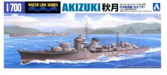 Сборная модель 1/700 корабль Water Line Series No. 426 IJN Destroyer Akizuki Aoshima 01675