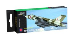 Набір акрилових фарб RAF V-Bombers Arcus A3053