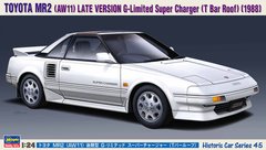 Збірна модель 1/24 автомобіль Toyota MR2 (AW11) Late Version G-Limited Super Charger (T Bar Roof) (1