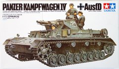Збірна модель 1/35 німецький танк Panzerkampfwagen IV Ausf. D з трьома фігурами Tamiya 35096