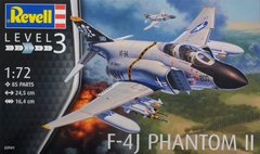Збірна модель 1/72 літак F-4J Phantom II Revell 03941