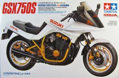 Збірна модель мотоцикла Suzuki GSX750S new KATANA Tamiya 14034 1:12