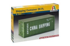 Сборная модель 1/24 контейнер 20' Container Italeri 3888