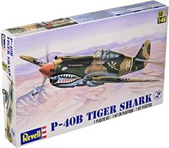 Збірна модель 1/48 літак P-40B Tiger Shark Revell 15209