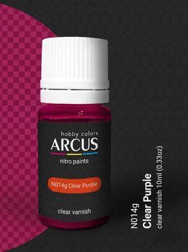 Clear Purple Nitro Varnish Arcus 014